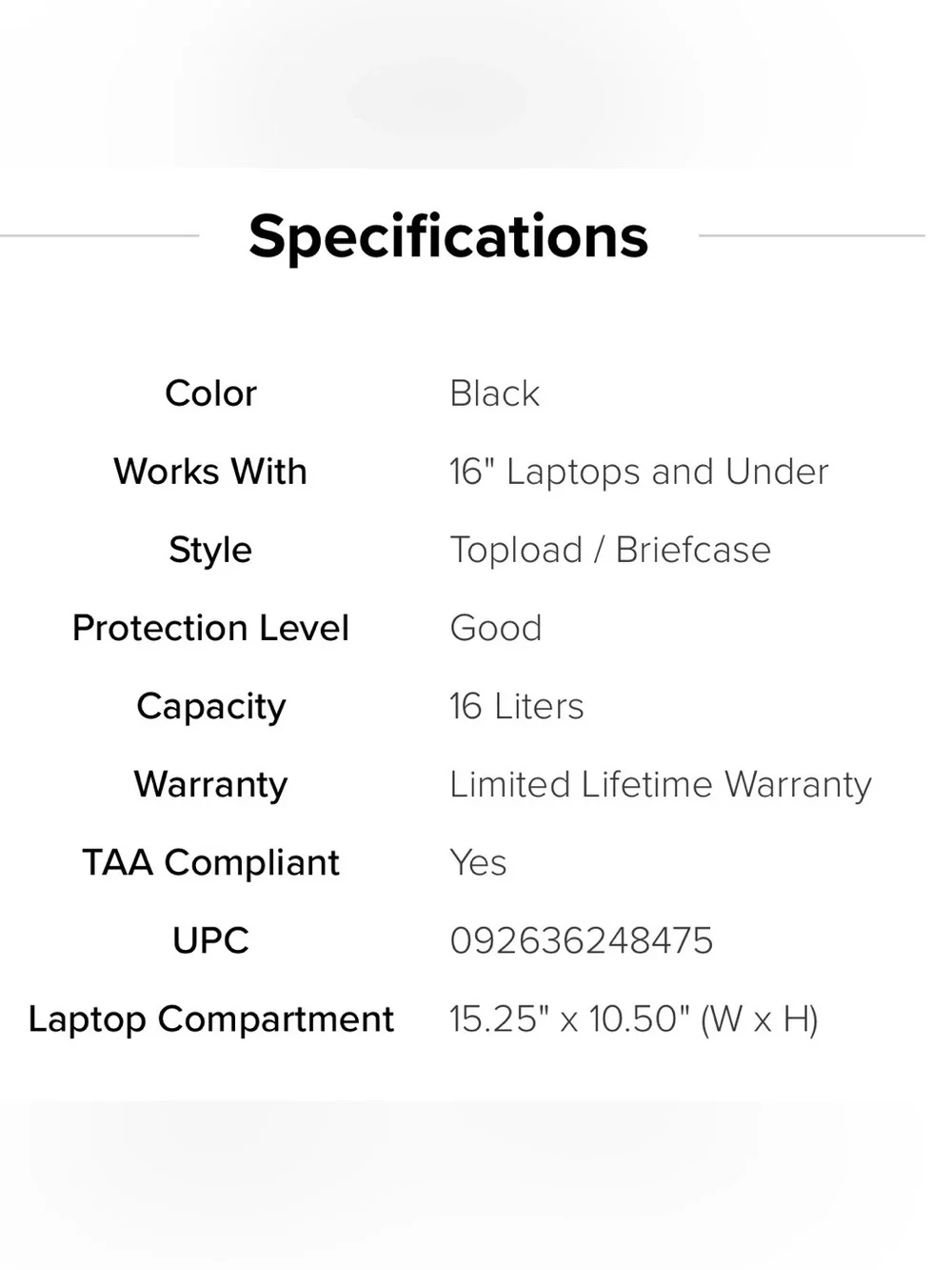 Targus 15.6” CityLite Briefcase